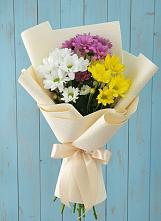 Букет цветов из:  Хризантемы в Визинге