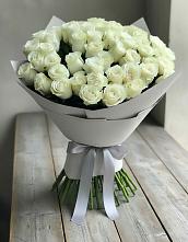 Букет 35 Белых роз в Визинге