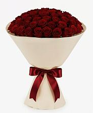 Букет 101 Бордовая роза Блэк Бакарра в Визинге