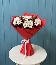 Букет цветов из:  Хризантемы в Визинге