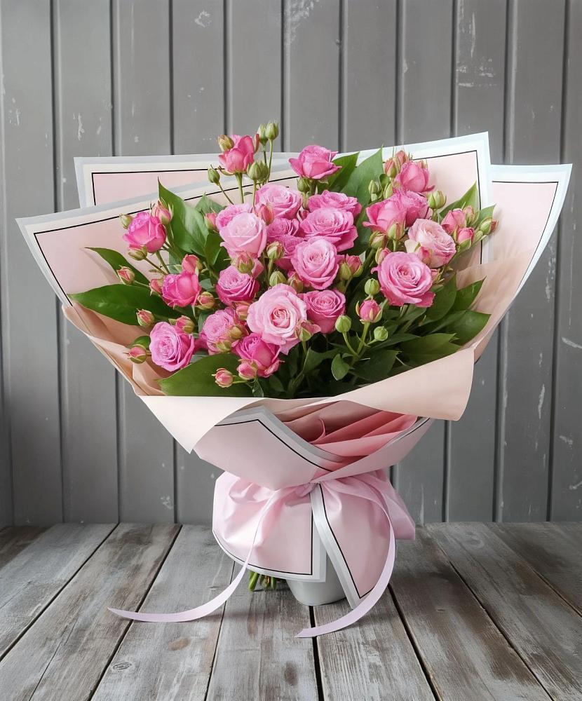 Букет Розовый кустик в Визинге