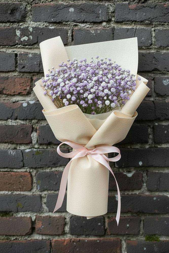 Букет цветов из: Гипсофила в Визинге