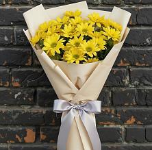Букет цветов из:  Хризантемы в Визинге