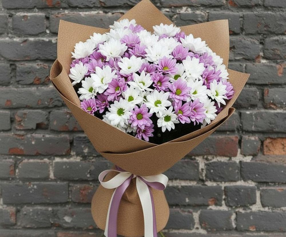 Букет цветов из: Хризантемы в Визинге