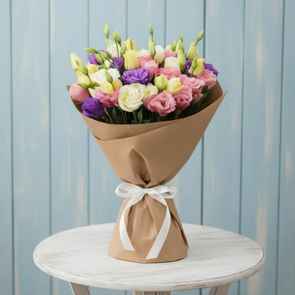 Букет цветов из: Лизиантусы в Визинге