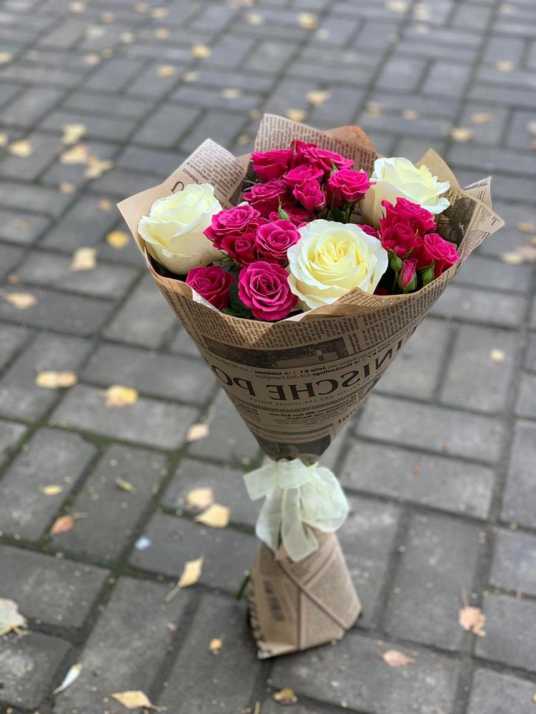 Букет цветов из: Розы в Визинге