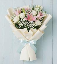 Букет цветов из:  Лилии в Визинге