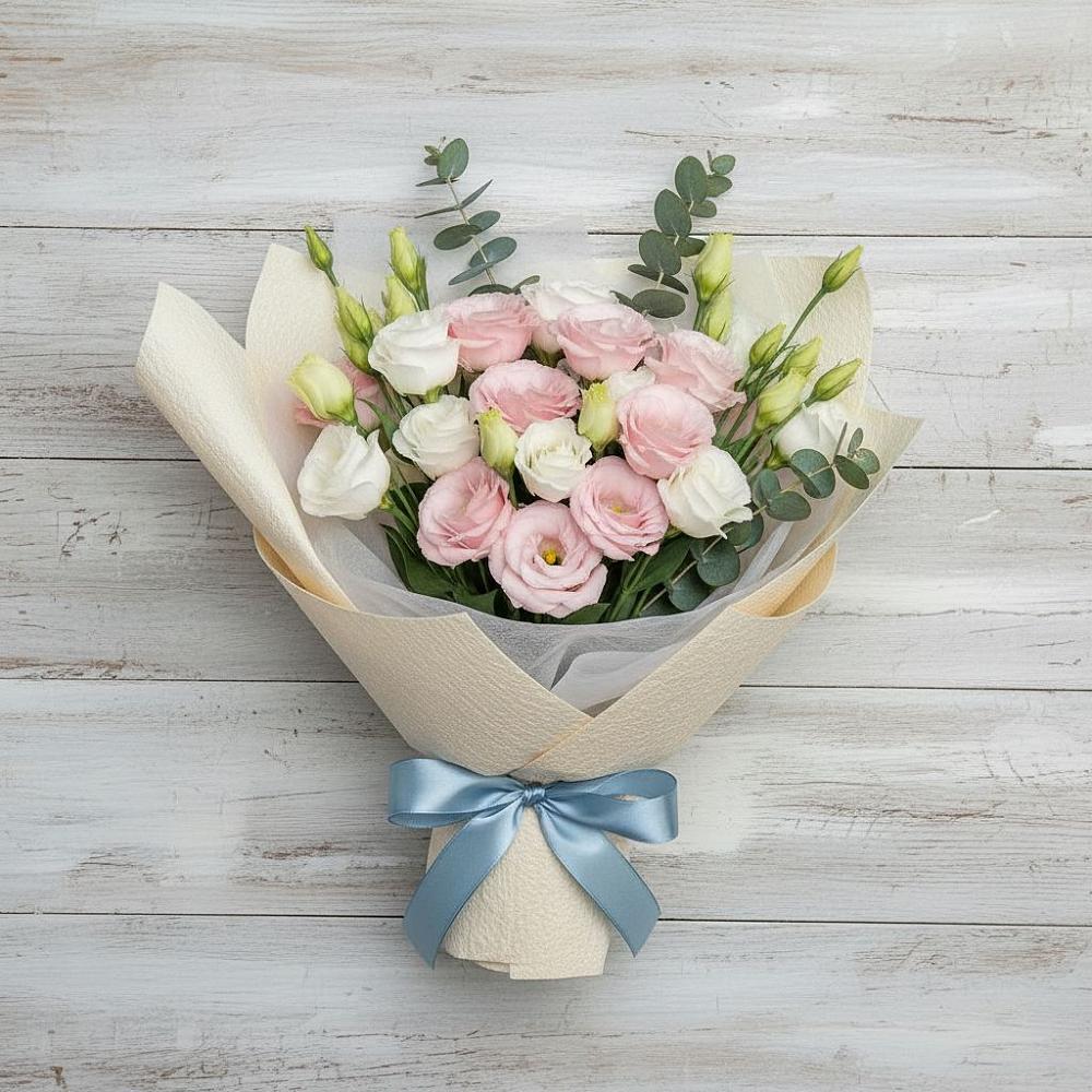 Букет цветов из: Лизиантусы в Визинге